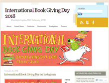 Tablet Screenshot of bookgivingday.com